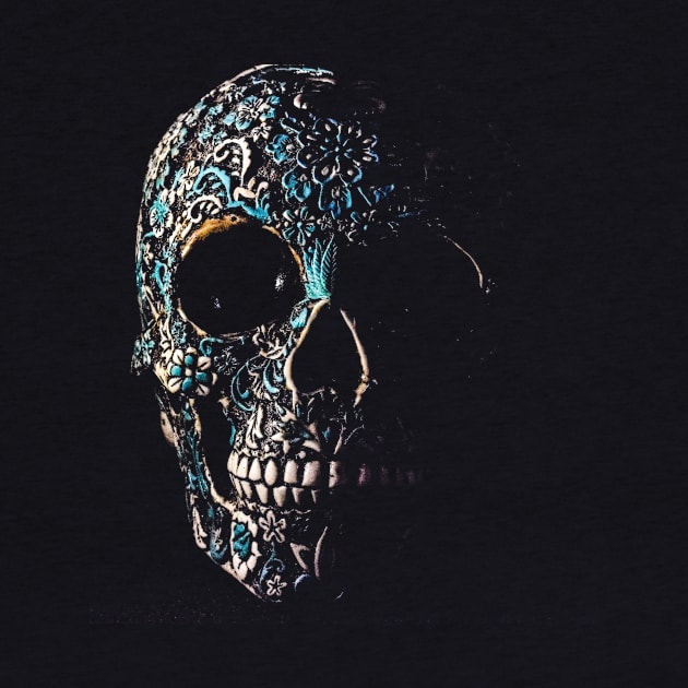 Sugar skull art graphic by GillTee